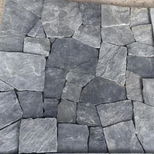 irregular or crazy limestone cobblestone