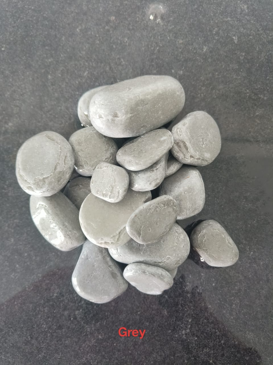 grey pebbles